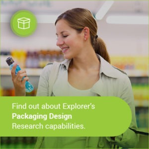 link to find out about Explorer's packaging design research capabilities