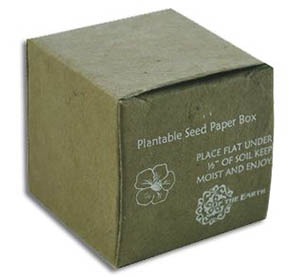 Plantable Seed Paper Box