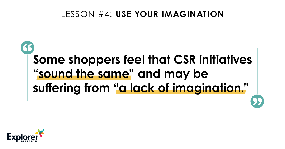 Corporate Social Responsibility Lesson 4: Use Your Imagination