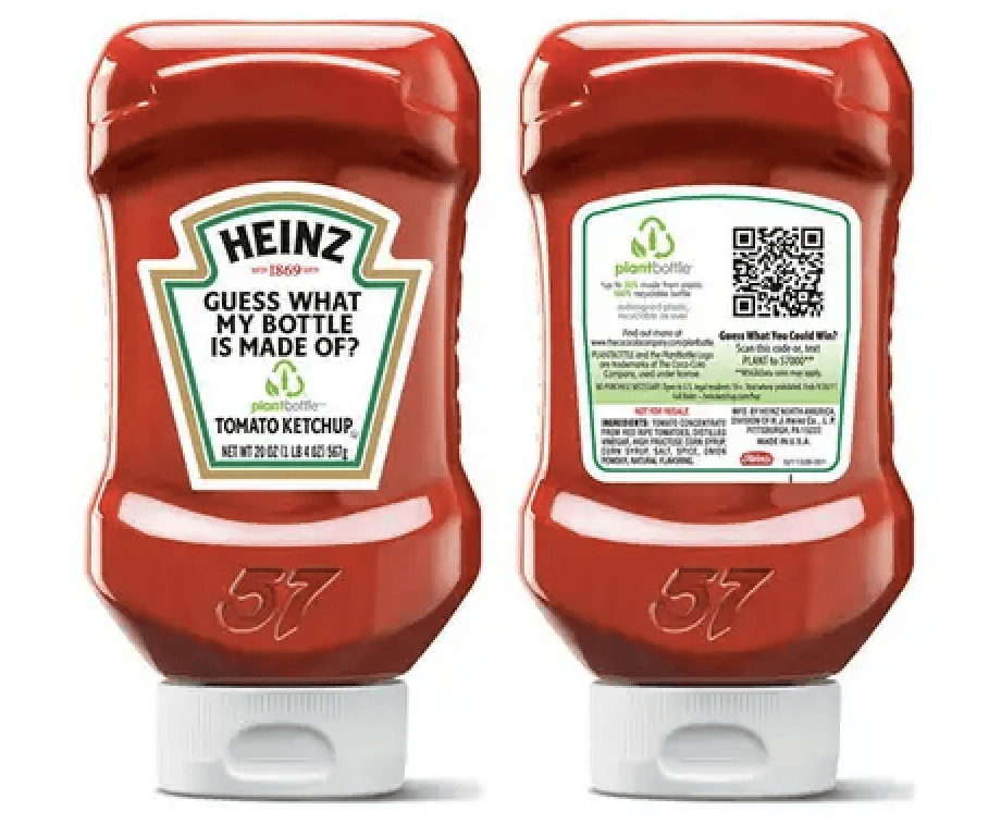 Heinz QR code packaging