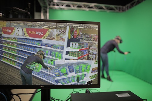 Virtual reality Green Screen Room